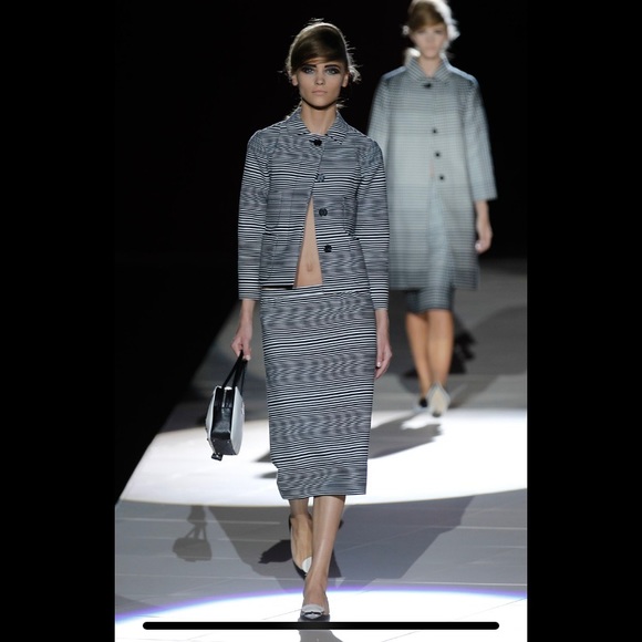 ❗️FINAL❗️Marc Jacobs Runway Striped Spring 2013 Jacket Blazer Size 6 - Picture 4 of 16